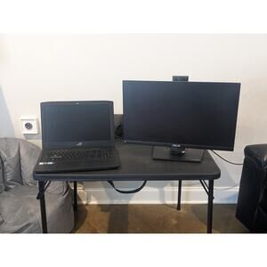 Gaming Laptop and Monitor Bundle for Dual Screen Setup